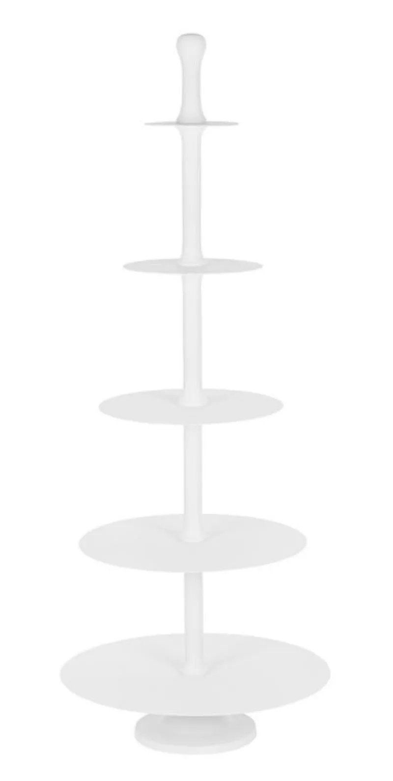 Best Bizzotto ALZATA 5P DECORATIVA RIDHI BIANCO H159