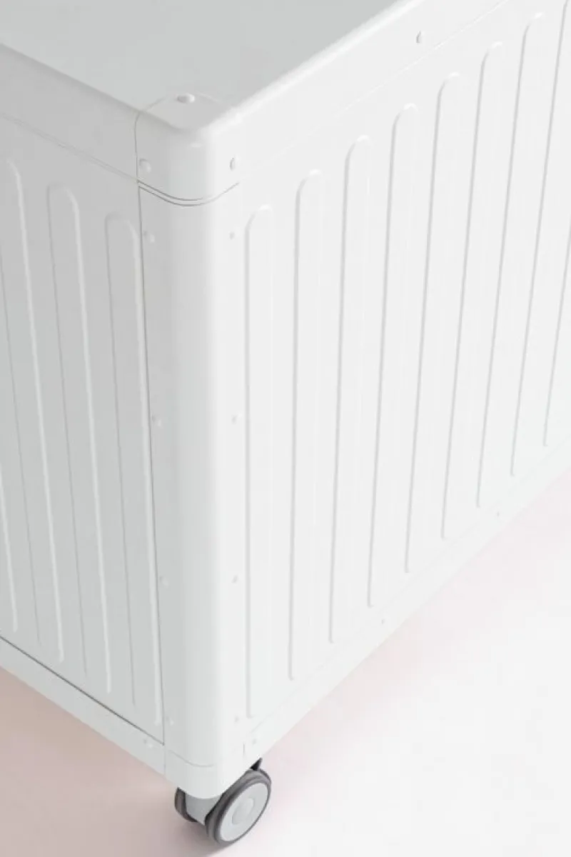 Outlet Bizzotto BAULE P.CUSC. C-RUOTE OCEAN BIANCO