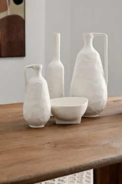 Bizzotto BOTTIGLIA DECORATIVA HISAR BIANCO H23