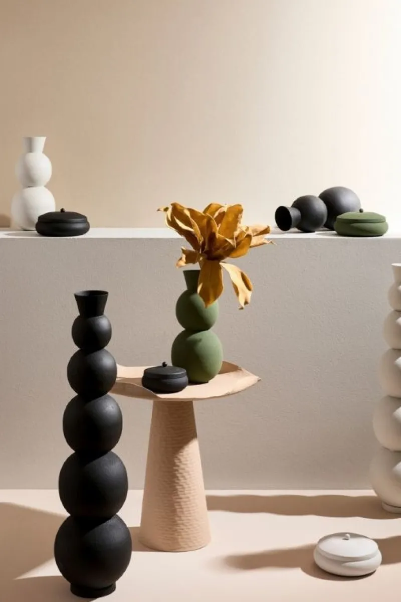 Online Bizzotto BOTTIGLIA DECORATIVA RIDHI NERO H76