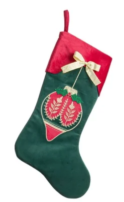 Hot Bizzotto CALZA FESTIVE ROSSO-VERDE 45X28