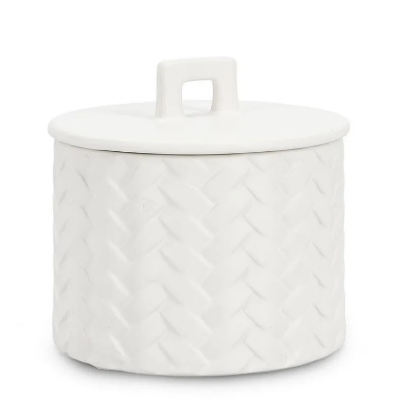 Best Bizzotto CANDELA C-COPERCHIO TWINE BIANCO Ø14,5