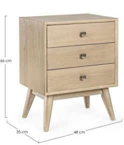 Clearance Bizzotto CASSETTIERA IN LEGNO - ALANNIS