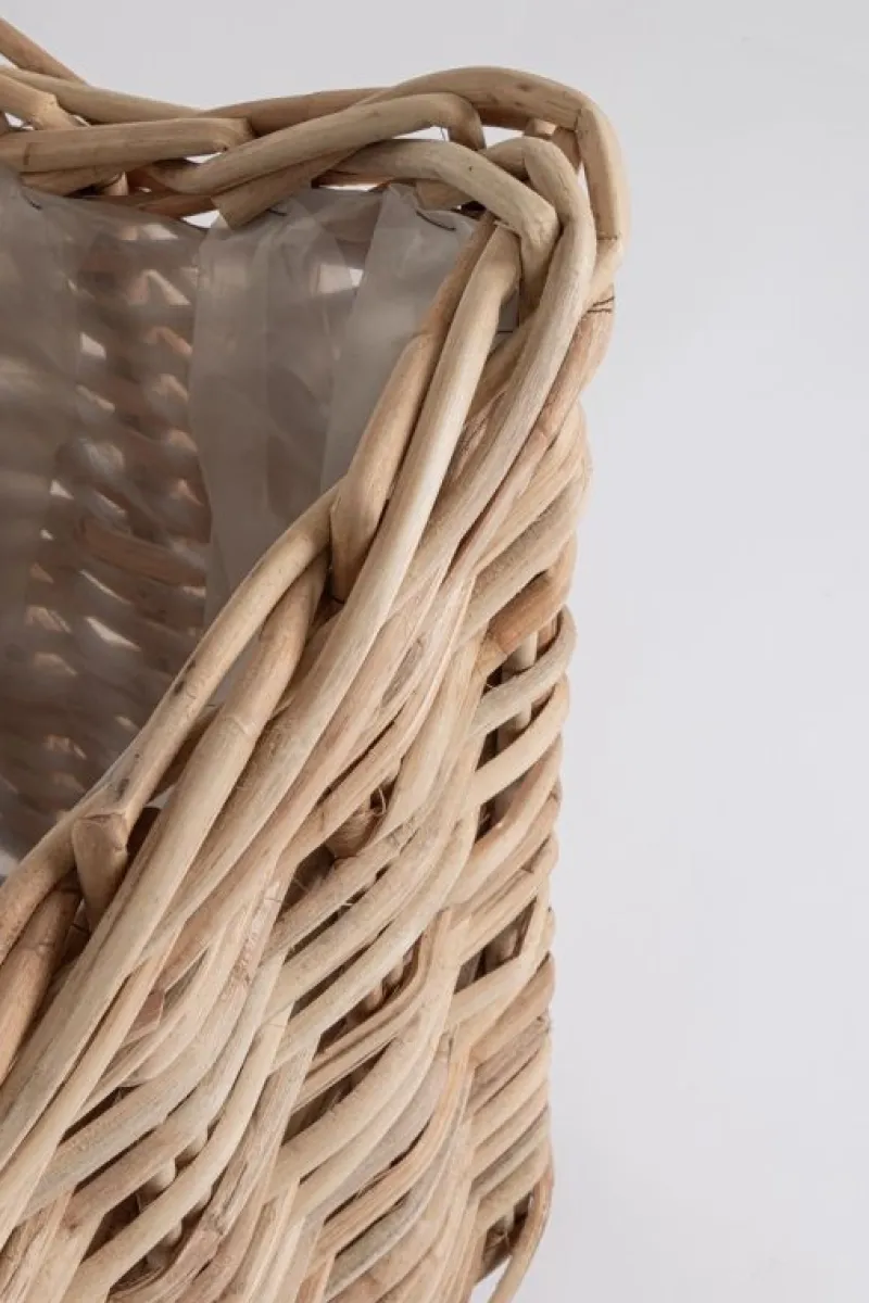 Bizzotto CESTA HARIS RETT NATURALE 100X65H