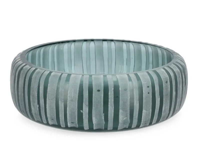 New Bizzotto CIOTOLA DECORATIVA ARUNI VT BLU GRIG D36