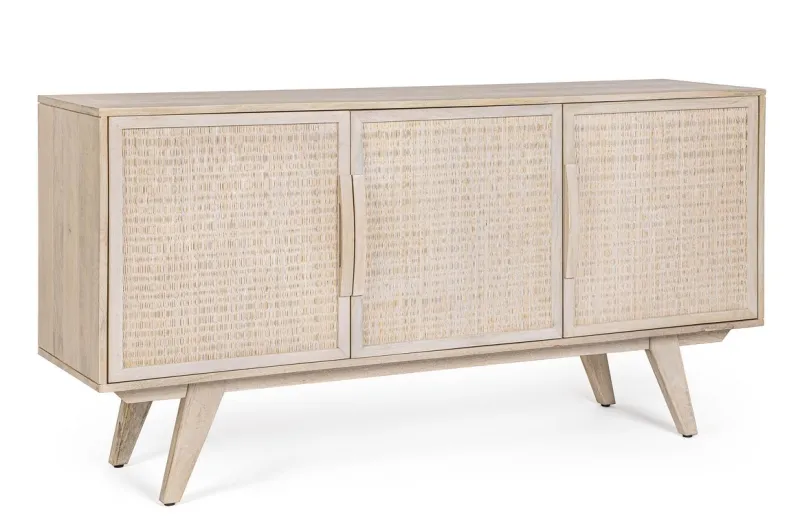 Clearance Bizzotto CREDENZA 3 ANTE IN LEGNO - SAHANA