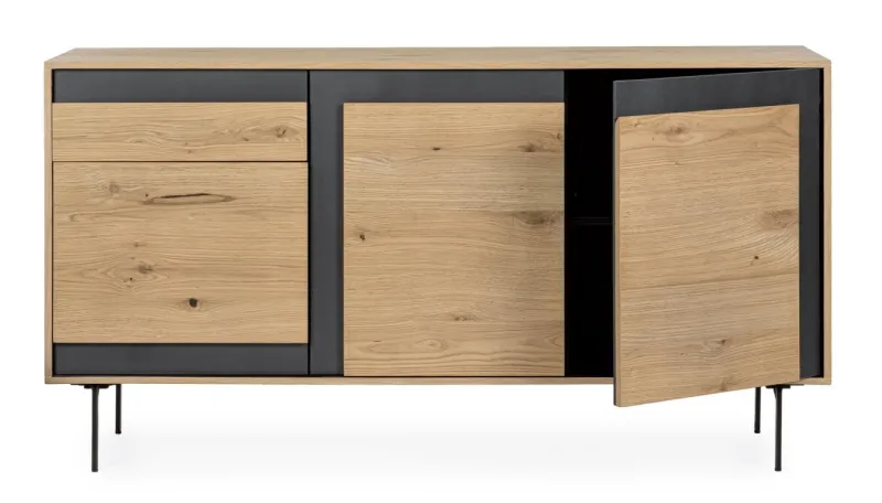 New Bizzotto CREDENZA 1 CASSETTO IN LEGNO - STANWOOD