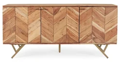 Clearance Bizzotto CREDENZA IN LEGNO 3 ANTE - RAIDA