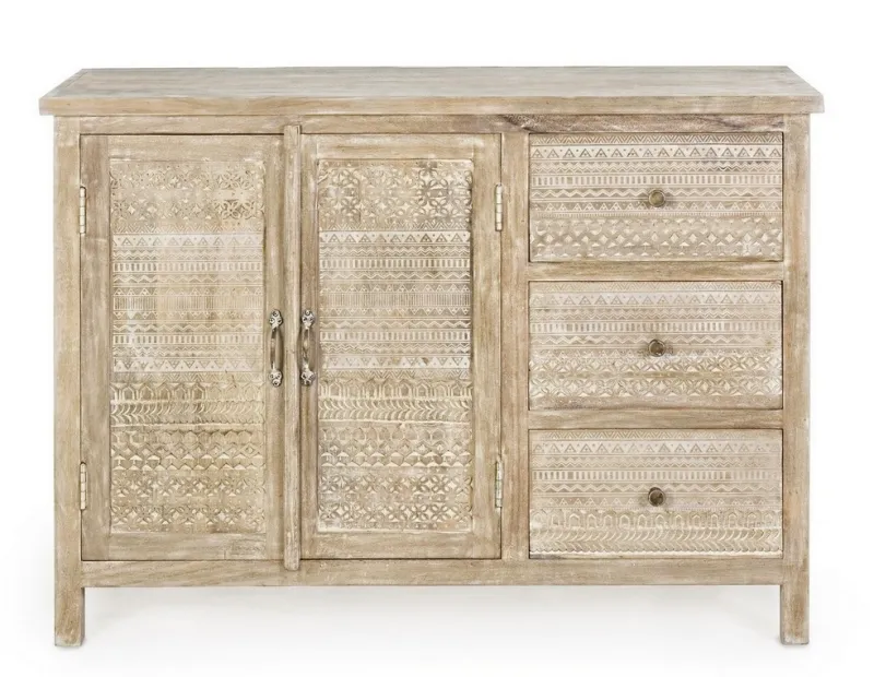 Outlet Bizzotto CREDENZA IN LEGNO 2 ANTE - MAYRA