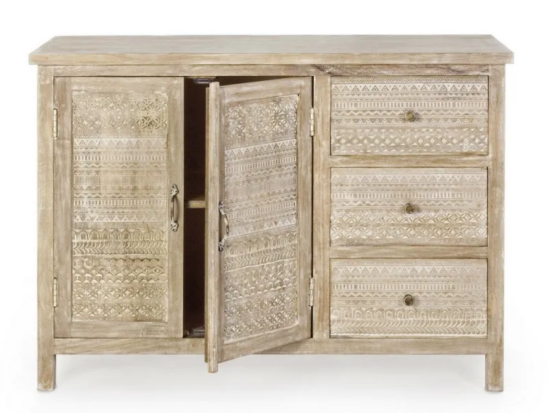 Outlet Bizzotto CREDENZA IN LEGNO 2 ANTE - MAYRA
