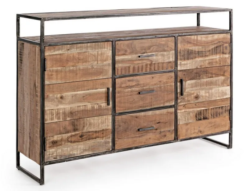 Online Bizzotto CREDENZA IN LEGNO 2 ANTE - ELMER