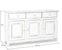 Hot Bizzotto CREDENZA IN LEGNO 3 ANTE - COLETTE