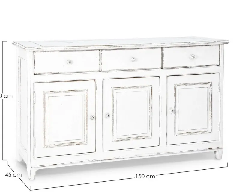 Hot Bizzotto CREDENZA IN LEGNO 3 ANTE - COLETTE