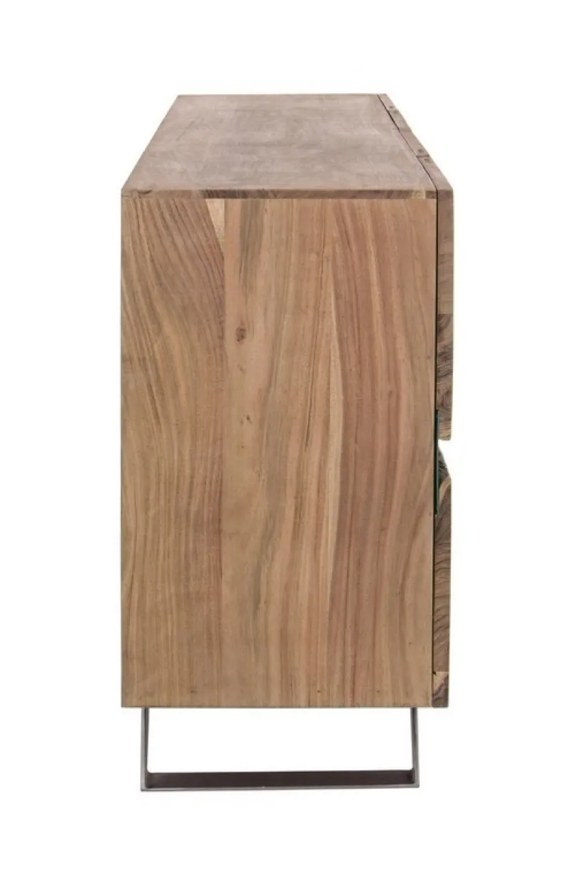 Clearance Bizzotto CREDENZA IN LEGNO 4 ANTE - ARON