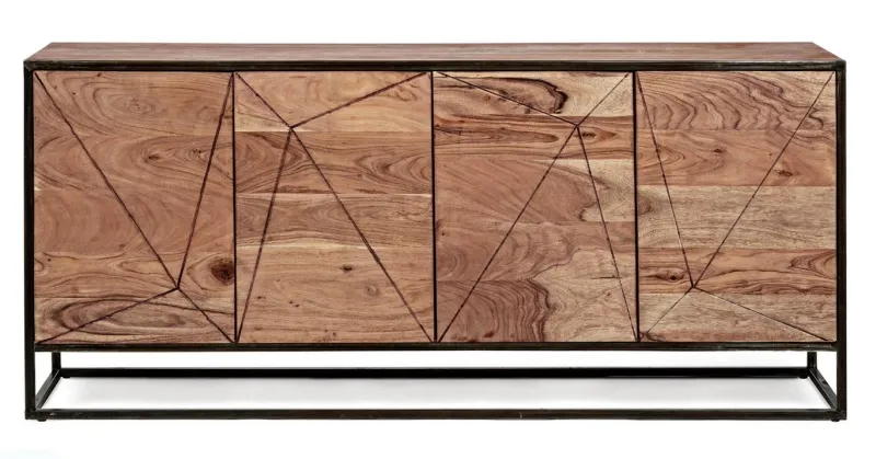 New Bizzotto CREDENZA IN LEGNO 4 ANTE - EGON