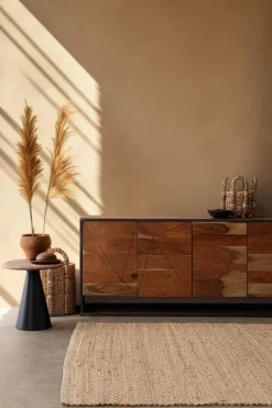 New Bizzotto CREDENZA IN LEGNO 4 ANTE - EGON