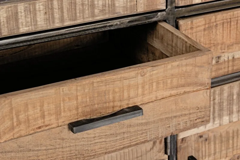 Bizzotto CREDENZA IN LEGNO 6 ANTE - ELMER