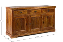 Bizzotto CREDENZA IN LEGNO 3 ANTE- CHATEAUX