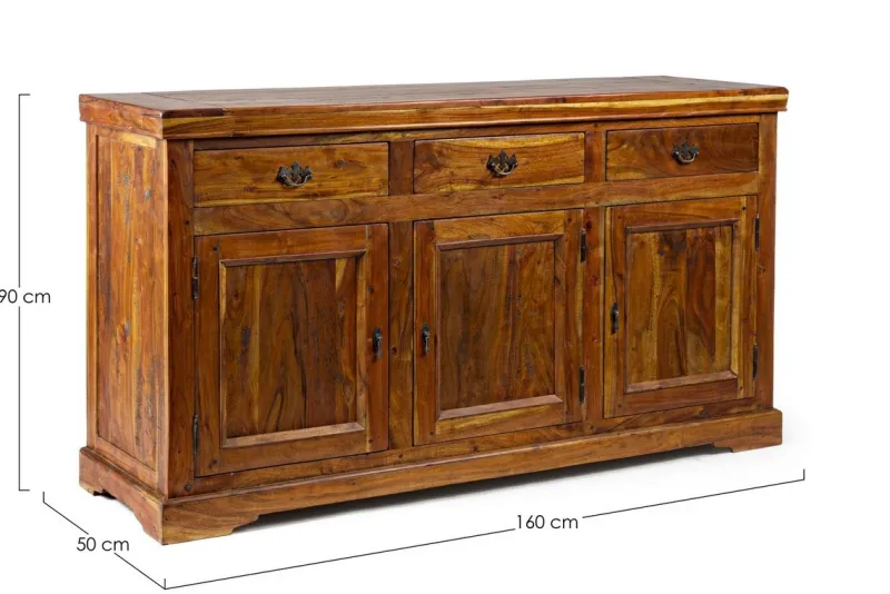 Bizzotto CREDENZA IN LEGNO 3 ANTE- CHATEAUX