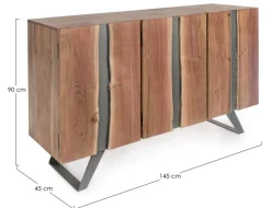 Bizzotto CREDENZA IN LEGNO - ARON