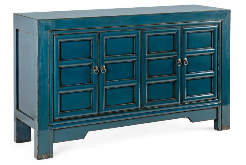 Bizzotto CREDENZA IN LEGNO BLU - JINAN