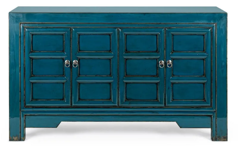 Bizzotto CREDENZA IN LEGNO BLU - JINAN