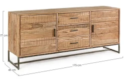 Online Bizzotto CREDENZA IN LEGNO L - ELMER