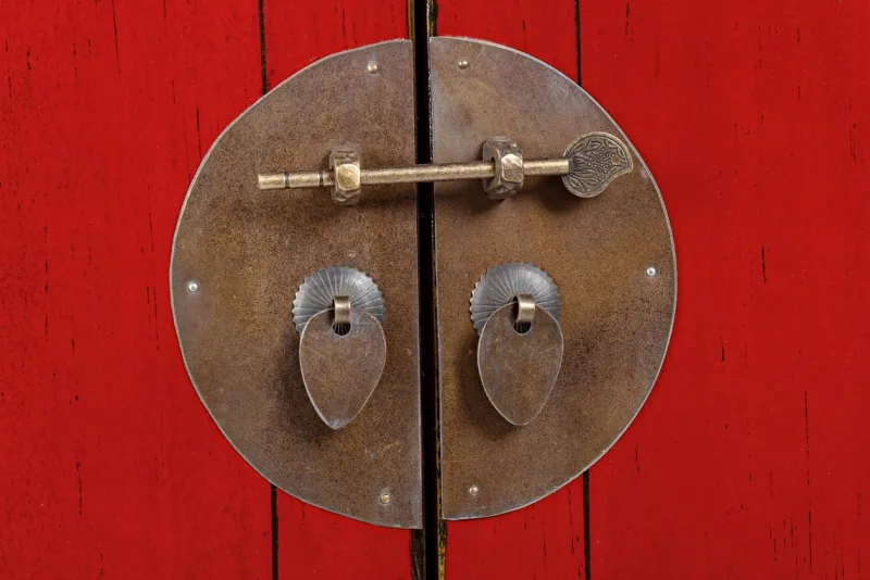 Bizzotto CREDENZA IN LEGNO ROSSO - JINAN