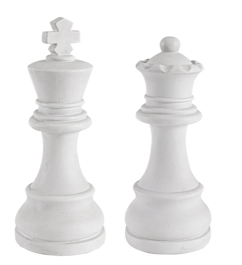 Bizzotto DECORAZIONE CHESS RE-REGINA BIANCO ASS2