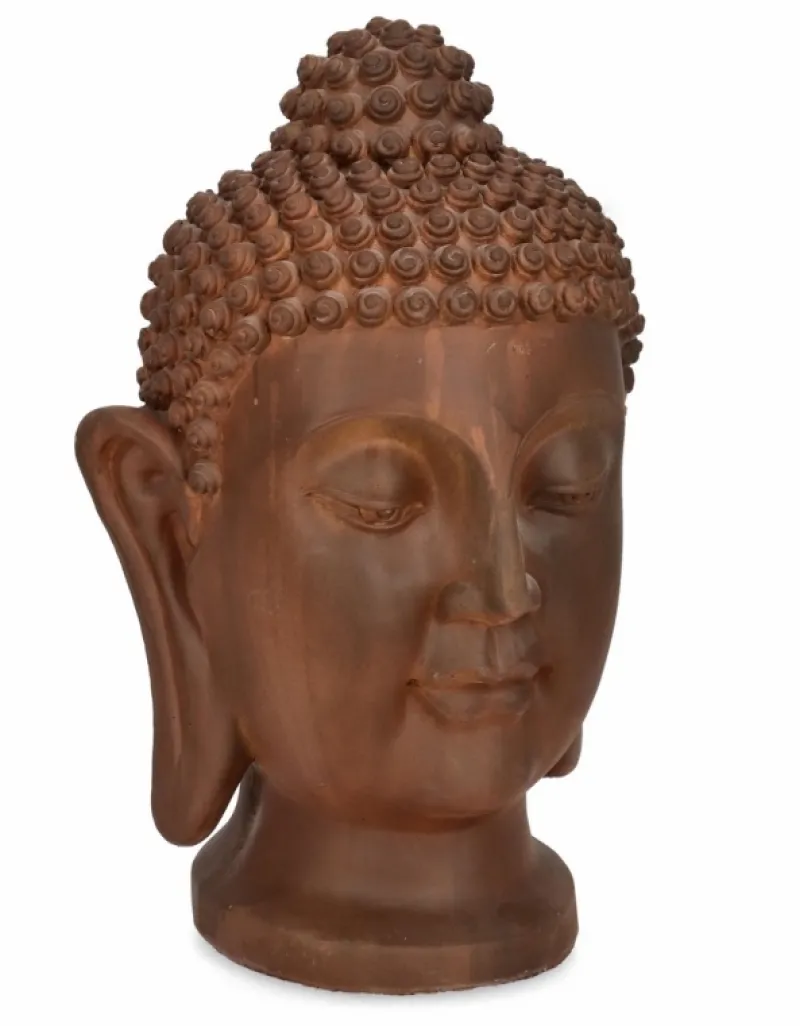 Outlet Bizzotto DECORAZIONE MEILI TESTA BUDDHA RUSTY H59