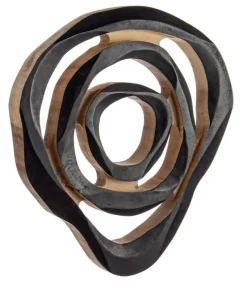 Bizzotto DECORAZIONE PARETE LENWOOD NERA S