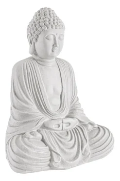 Sale Bizzotto DECORAZIONE PATTAYA BUDDHA SEDUTO BIANCO