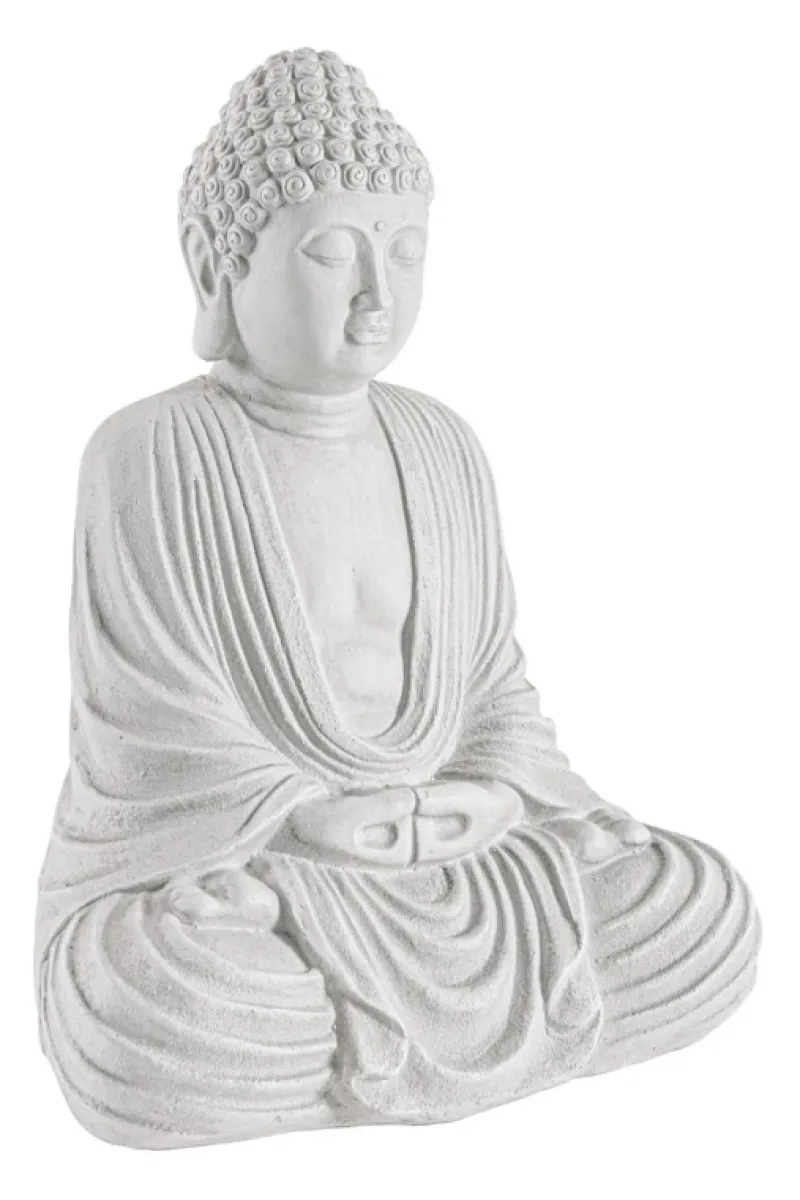 Sale Bizzotto DECORAZIONE PATTAYA BUDDHA SEDUTO BIANCO