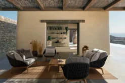 Clearance Bizzotto DIVANO 2/3 POSTI ANTRACITE - TAMIRES