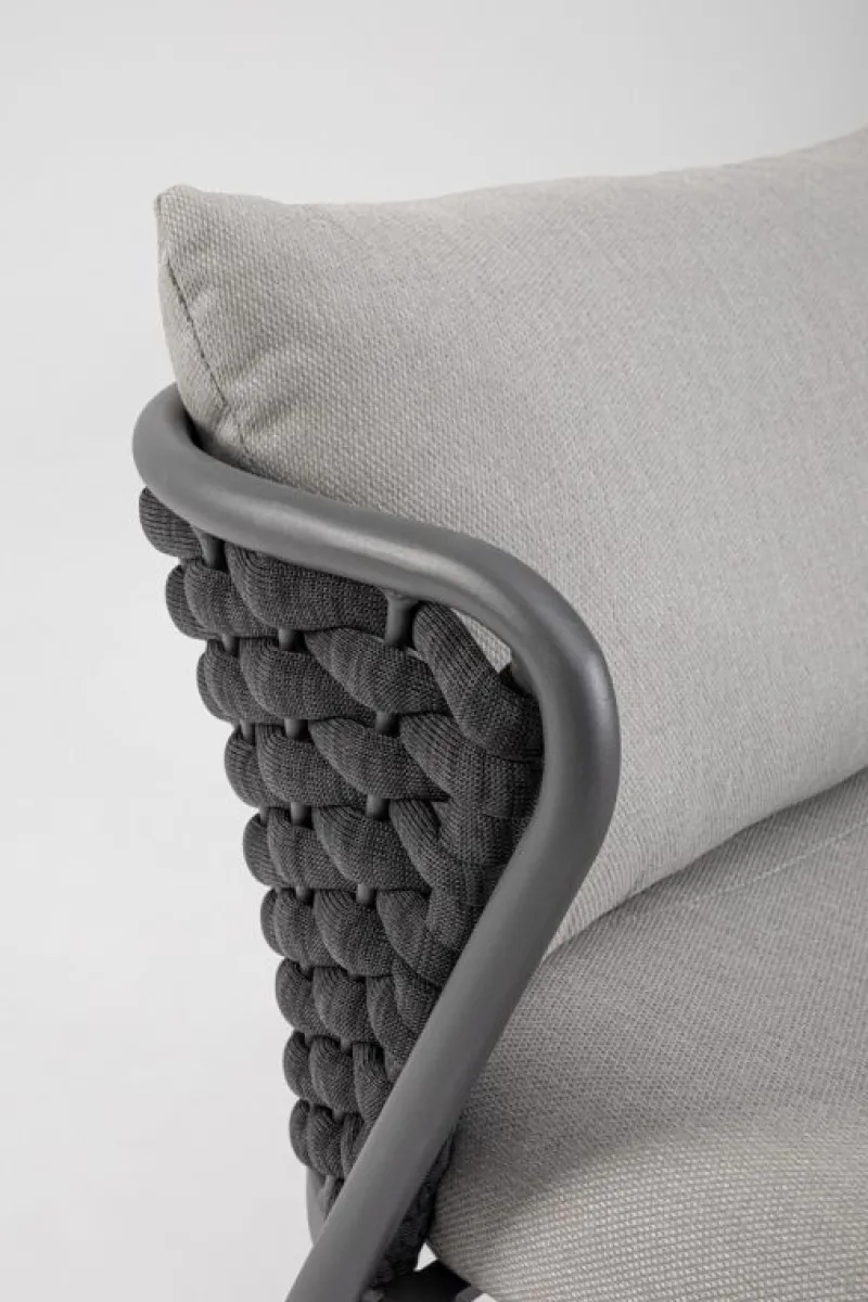 New Bizzotto DIVANO 2 POSTI ANTRACITE QS22/GRAPHITE - HARLOW