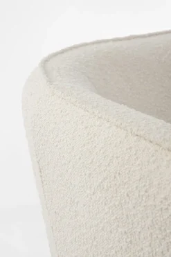 Best Bizzotto DIVANO 3 POSTI EFFETTO BOUCLE' BIANCO - AVRIL