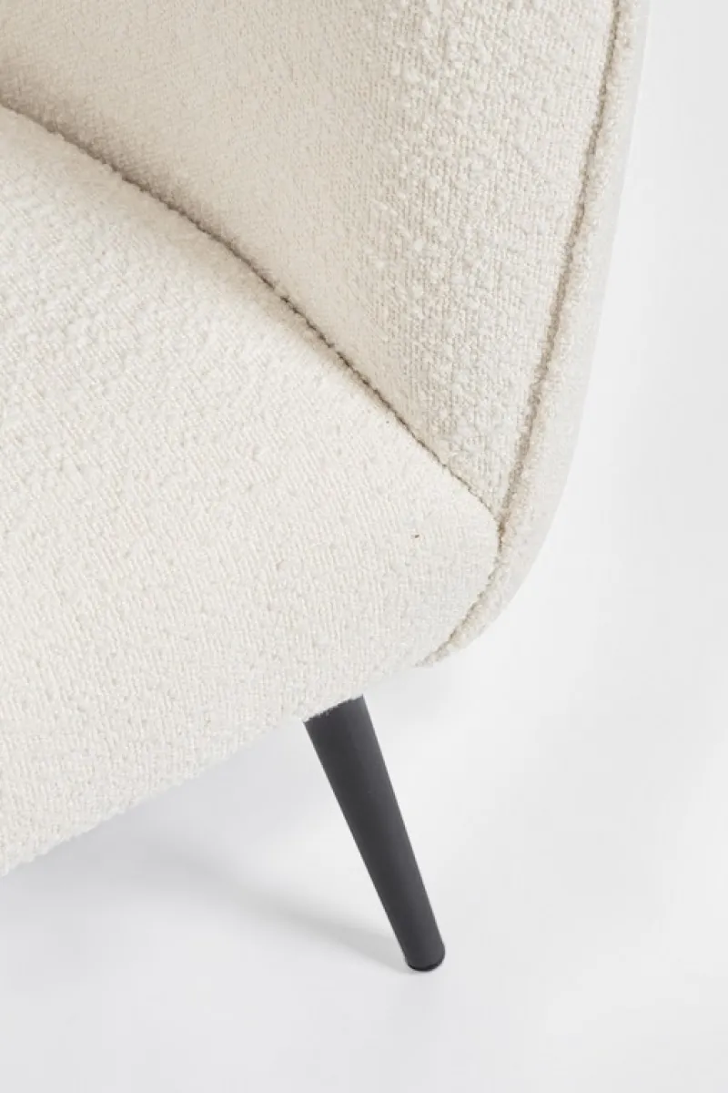 Best Bizzotto DIVANO 3 POSTI EFFETTO BOUCLE' BIANCO - AVRIL