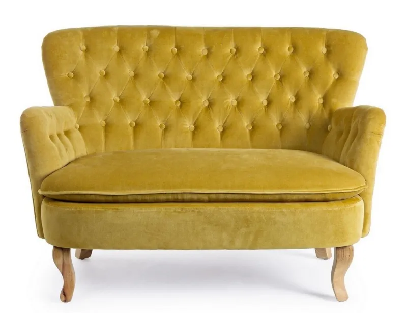 Online Bizzotto DIVANO COLOR SENAPE - ORLINS