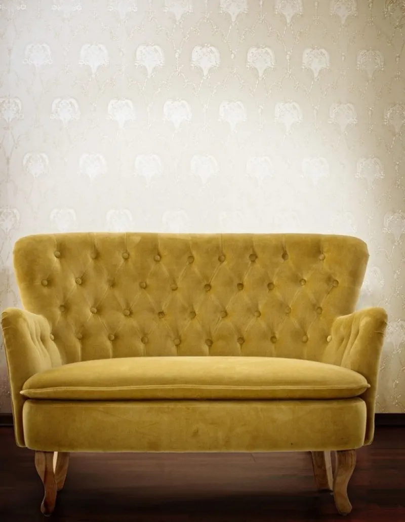 Online Bizzotto DIVANO COLOR SENAPE - ORLINS