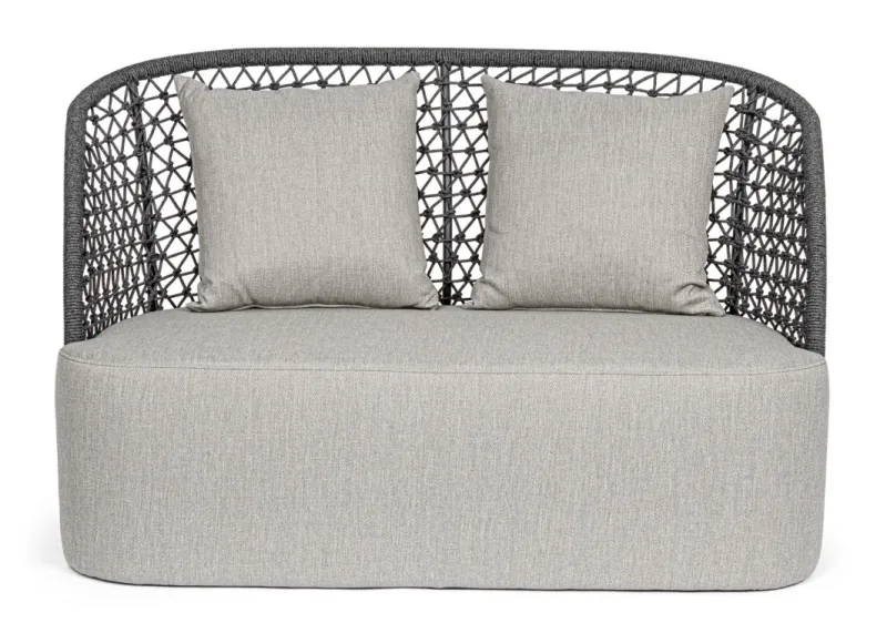 Discount Bizzotto DIVANO CON CUSCINI ANTRACITE - CUYEN