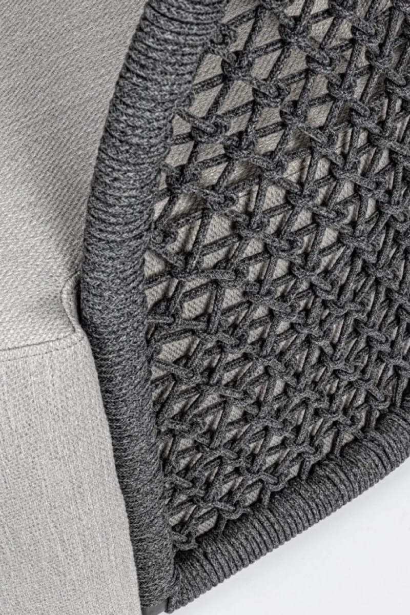 Discount Bizzotto DIVANO CON CUSCINI ANTRACITE - CUYEN