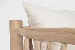 New Bizzotto DIVANO CON CUSCINO IN TEAK - SAHEL