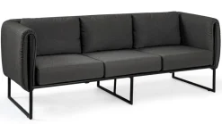 Clearance Bizzotto DIVANO IN ALLUMINIO ANTRACITE- PIXEL