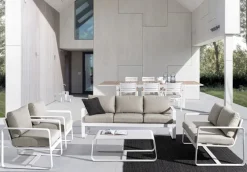 Sale Bizzotto DIVANO IN ALLUMINIO BIANCO YK11 - MERRIGAN