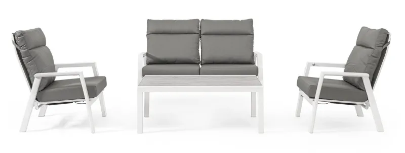 New Bizzotto DIVANO IN ALLUMINIO BIANCO JX11 - KLEDI