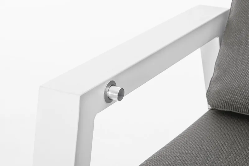 New Bizzotto DIVANO IN ALLUMINIO BIANCO JX11 - KLEDI