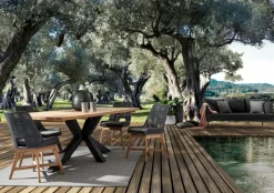 Hot Bizzotto DIVANO IN CORDA PER ESTERNO ANTRACITE WG21 - FLORENCIA