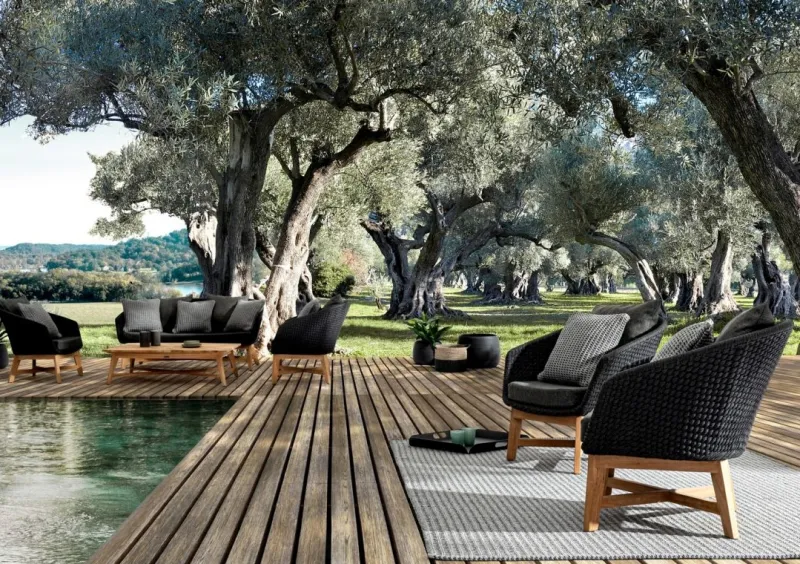 Best Bizzotto DIVANO IN CORDA PER ESTERNO ANTRACITE- COACHELLA