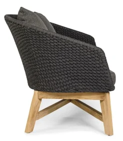 Best Bizzotto DIVANO IN CORDA PER ESTERNO ANTRACITE- COACHELLA