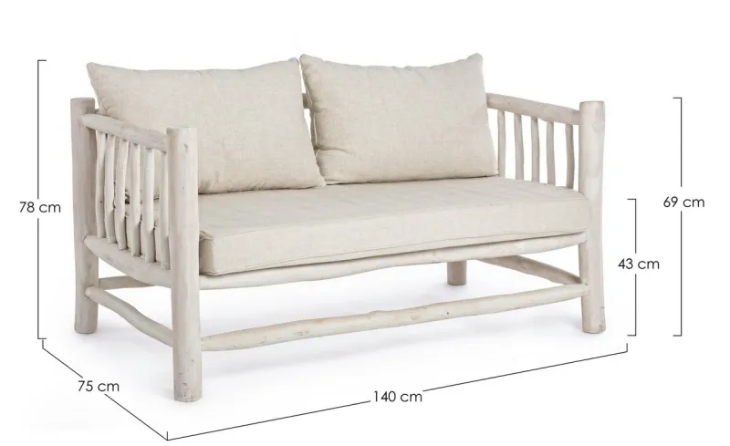 Hot Bizzotto DIVANO IN TEAK - SAHEL
